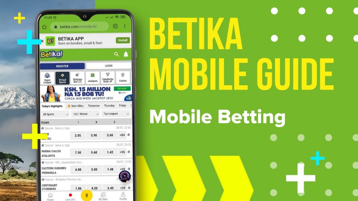 Les fonctionnalités de Betika apk Android